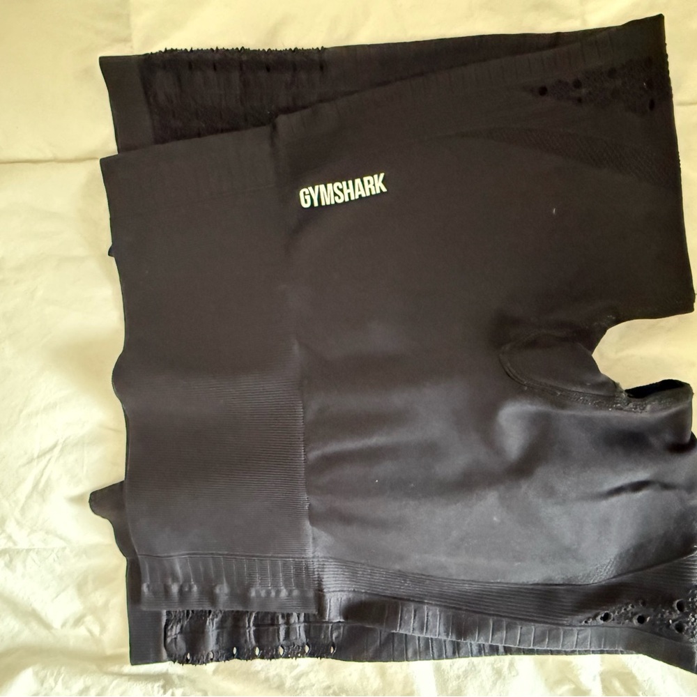 Gymshark black Textured Leggings